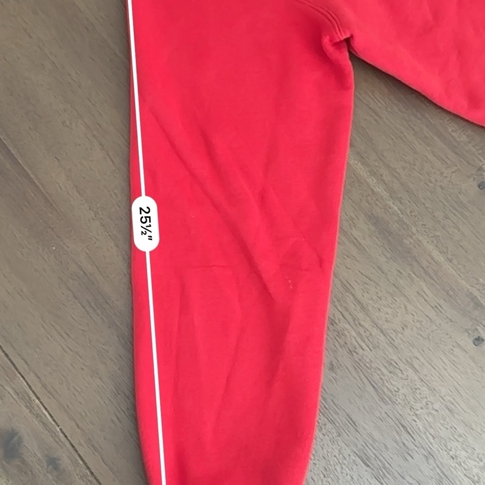Mens Russel Athletic red crew neck sweater - Picture 5 of 6